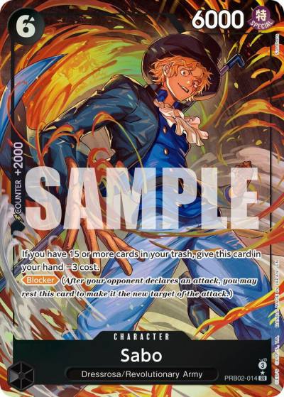 Sabo - PRB02-014 (Alternate Art) PRB02-014 Premium Booster -The Best- Vol. 2 Card