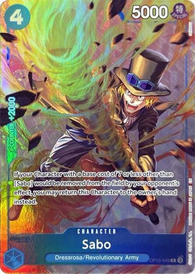 Sabo (Premium Card Collection -Best Selection Vol. 4-) OP10-049 One Piece Promotion Cards Card