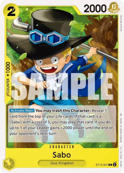 Sabo - ST13-007 (Reprint) ST13-007 Premium Booster -The Best- Vol. 2 Card