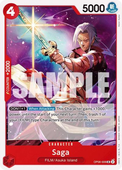 Saga OP06-006 Wings of the Captain Card