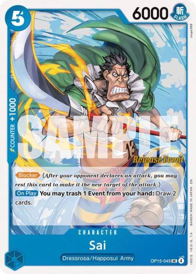 Sai OP15-045 Adventure on Kami's Island Release Event Cards Card