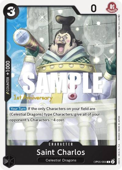 Saint Charlos OP05-084 Awakening of the New Era: 1st Anniversary Tournament Cards Card