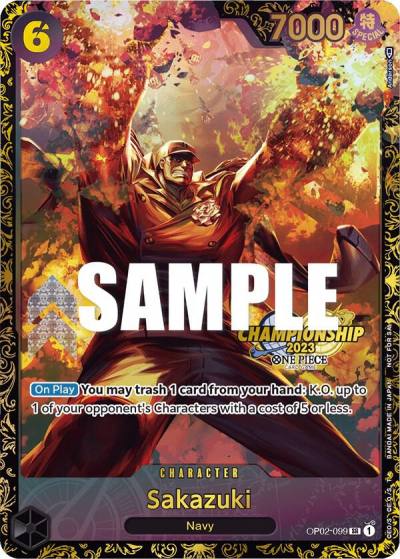 Sakazuki (Championship 2023) OP02-099 One Piece Promotion Cards Card