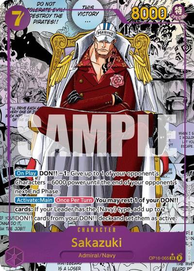 Sakazuki (Manga) OP16-065 The Time of Battle Card