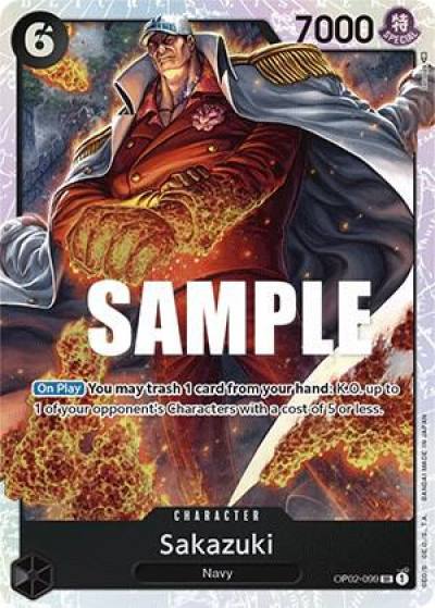 Sakazuki OP02-099 Paramount War Card