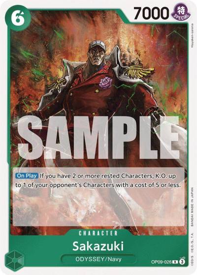 Sakazuki OP09-026 Emperors in the New World Card