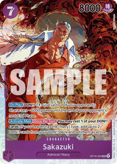 Sakazuki OP16-065 The Time of Battle Card