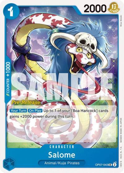 Salome OP07-043 500 Years in the Future Pre-Release Cards Card