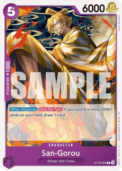 San-Gorou (Reprint) ST18-003 Premium Booster -The Best- Vol. 2 Card
