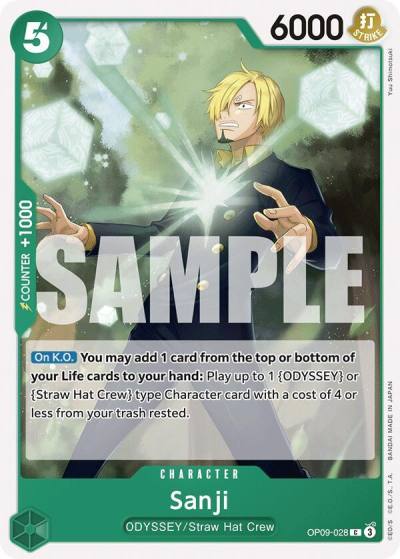 Sanji (028) OP09-028 Emperors in the New World Card