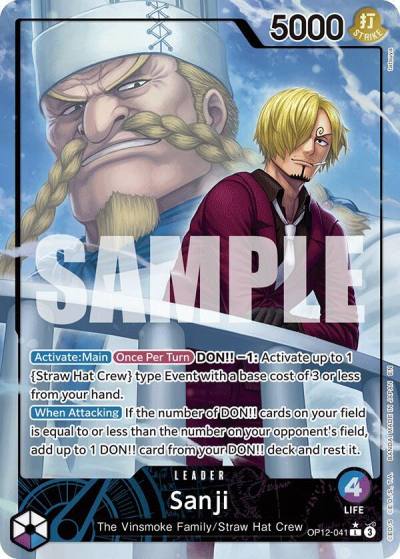 Sanji (041) (Alternate Art) OP12-041 Legacy of the Master Card