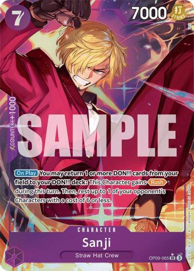 Sanji (065) (Parallel) OP09-065 Emperors in the New World Card