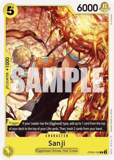 Sanji (105) OP09-105 Emperors in the New World Card