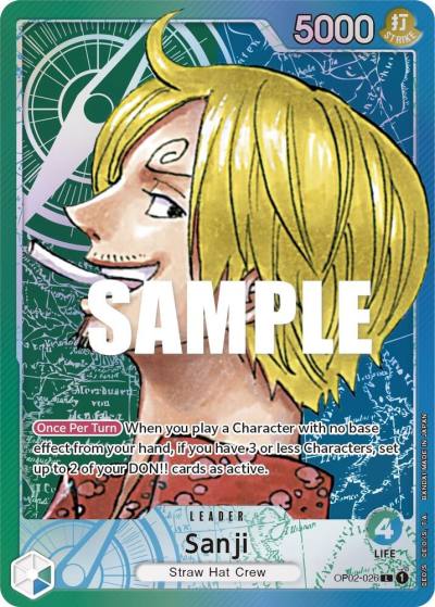 Sanji (Alternate Art) OP02-026 Paramount War Card