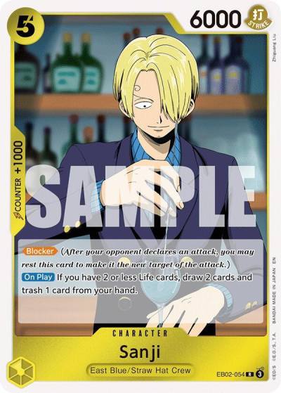 Sanji EB02-054 Extra Booster: Anime 25th Collection Card