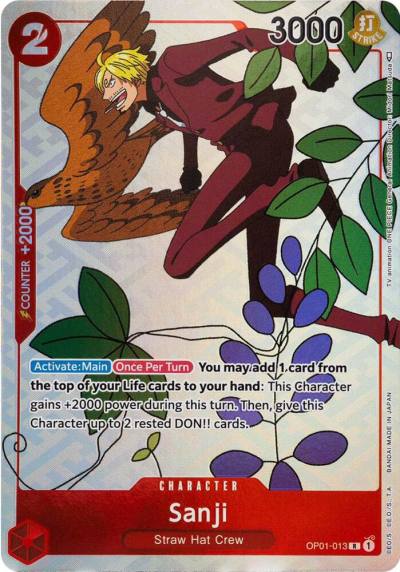 Sanji (Gift Collection 2023) OP01-013 One Piece Promotion Cards Card