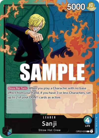 Sanji OP02-026 Paramount War Card