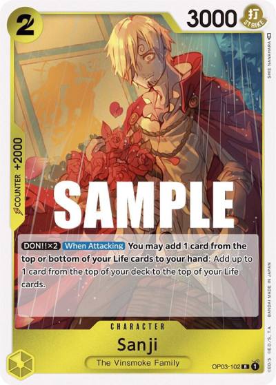 Sanji OP03-102 Pillars of Strength Card