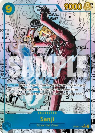 Sanji - OP06-119 (Manga) OP06-119 Premium Booster -The Best- Vol. 2 Card