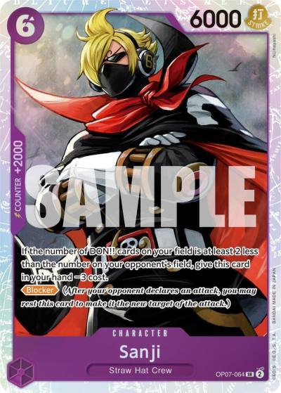 Sanji OP07-064 500 Years in the Future Card