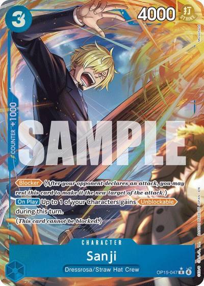 Sanji (OP15-047) (Alternate Art) OP15-047 Adventure on Kami's Island Card