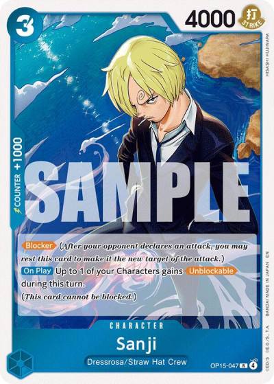 Sanji (OP15-047) OP15-047 Adventure on Kami's Island Card