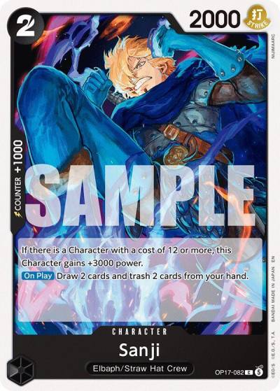 Sanji OP17-082 The World's Strongest Warriors Card