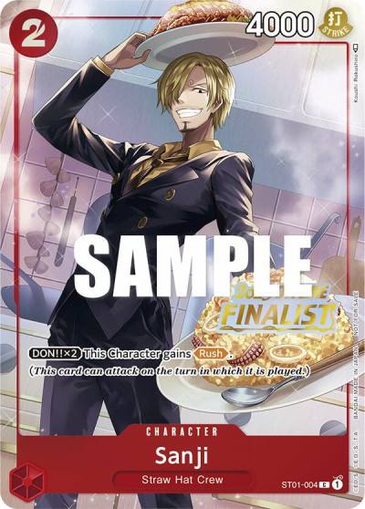 Sanji (Offline Regional 2023) [Finalist] ST01-004 One Piece Promotion Cards Card