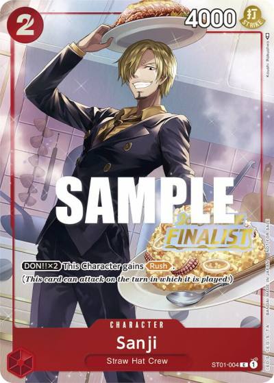 Sanji (Online Regional 2023) [Finalist] ST01-004 One Piece Promotion Cards Card