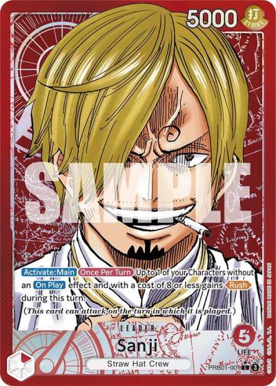 Sanji (PRB01-001) (Alternate Art) PRB01-001 Premium Booster -The Best- Card