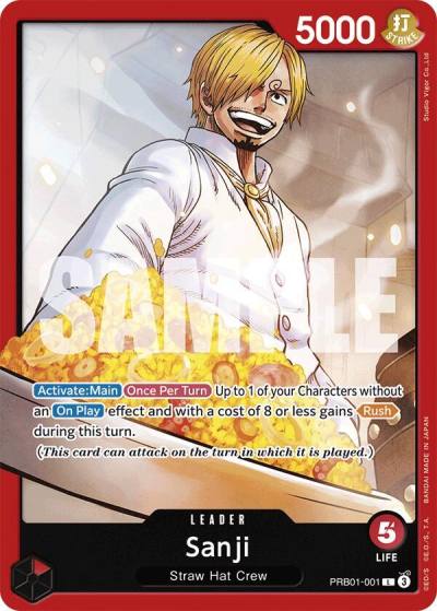 Sanji PRB01-001 Premium Booster -The Best- Card