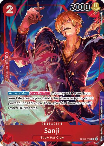 Sanji (Parallel) OP01-013 Romance Dawn Card