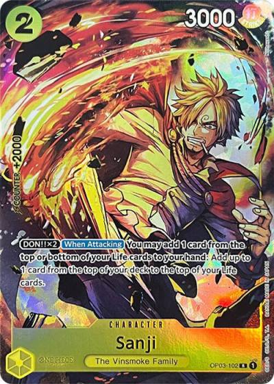 Sanji (Premium Card Collection -BANDAI CARD GAMES Fest. 23-24 Edition-) OP03-102 One Piece Promotion Cards Card