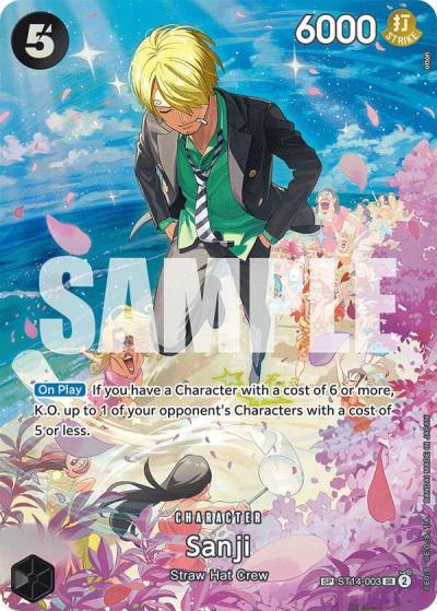 Sanji (SP) ST14-003 Royal Blood Card