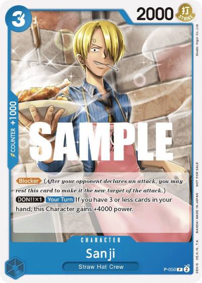 Sanji (Sealed Battle Kit Vol. 1) P-050 One Piece Promotion Cards Card