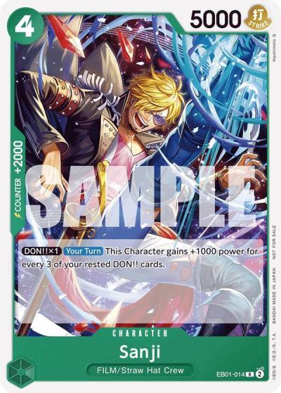 Sanji (Tournament Pack 2025 Vol. 1) EB01-014 One Piece Promotion Cards Card