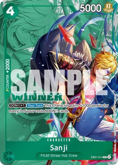 Sanji (Winner Pack 2025 Vol. 1) EB01-014 One Piece Promotion Cards Card