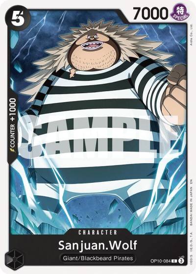 Sanjuan.Wolf (Reprint) OP10-084 Starter Deck 27: BLACK Marshall.D.Teach Card
