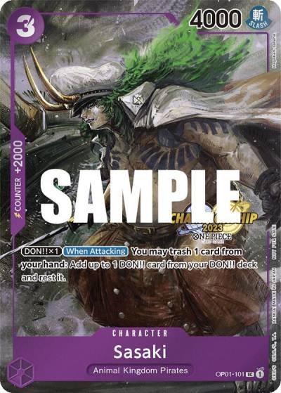 Sasaki (CS 2023 Event Pack Finalist Ver.) OP01-101 One Piece Promotion Cards Card
