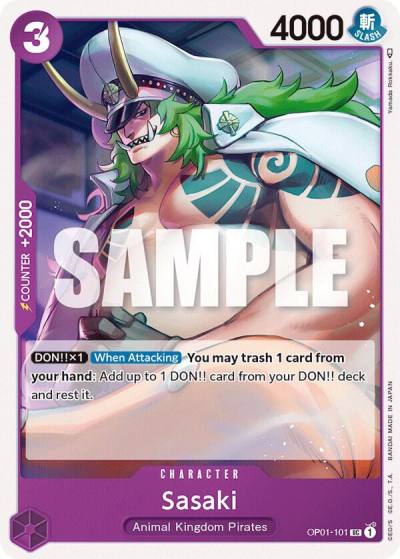 Sasaki OP01-101 Romance Dawn Card