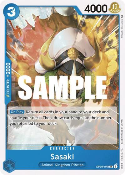 Sasaki OP04-048 Kingdoms of Intrigue Card