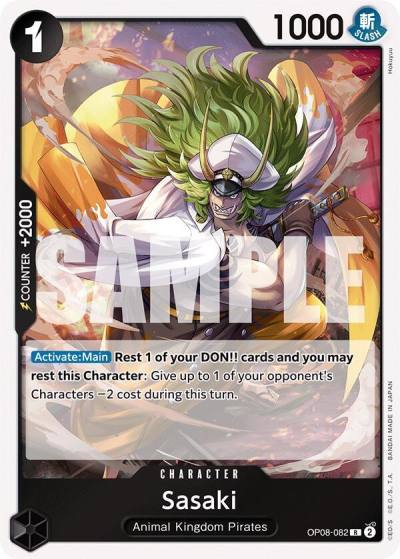 Sasaki OP08-082 Two Legends Card