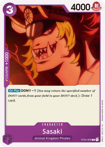 Sasaki ST04-006 Starter Deck 4: Animal Kingdom Pirates Card