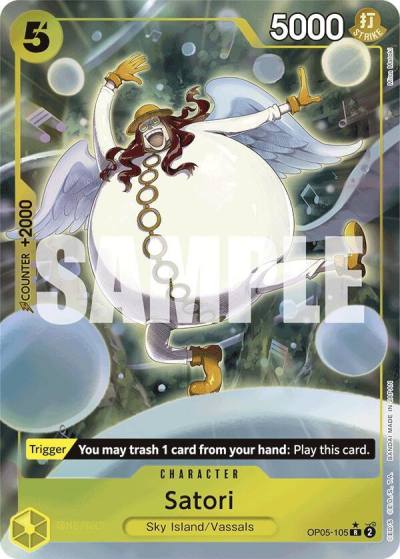 Satori (Full Art) OP05-105 Premium Booster -The Best- Card