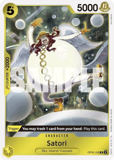 Satori (Reprint) OP05-105 Premium Booster -The Best- Card