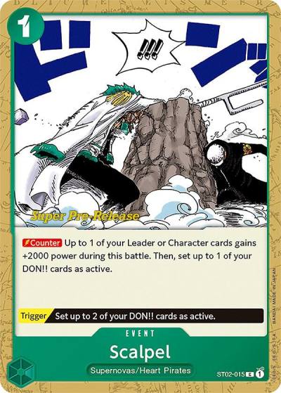 Scalpel ST02-015 Super Pre-Release Starter Deck 2: Worst Generation Card