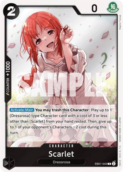 Scarlet EB01-042 Extra Booster: Memorial Collection Card