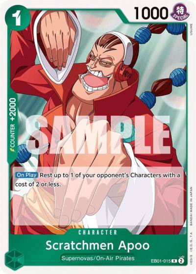 Scratchmen Apoo EB01-015 Extra Booster: Memorial Collection Card