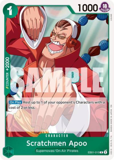 Scratchmen Apoo - EB01-015 (Reprint) EB01-015 Premium Booster -The Best- Vol. 2 Card