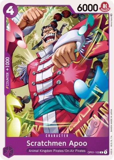 Scratchmen Apoo OP01-103 Romance Dawn Card